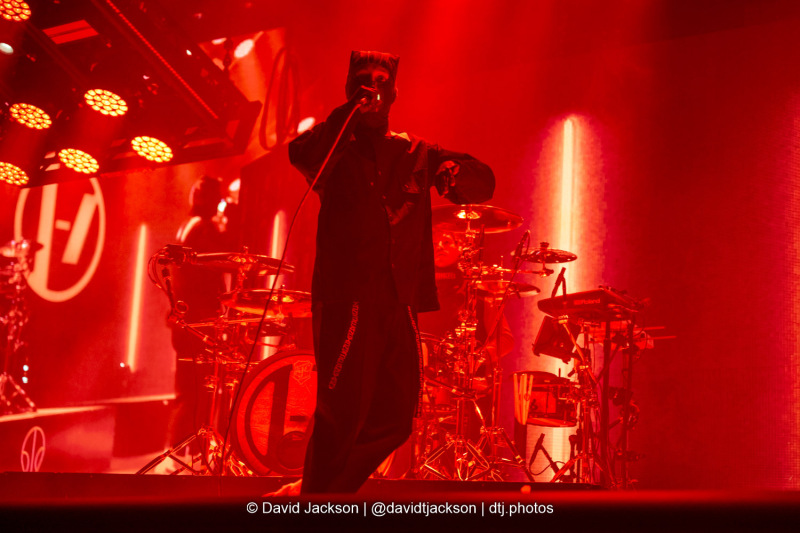 Twenty One Pilots on stage at the bp pulse LIVE arena in Birmingham on Tuesday, May 6, 2025. Photo by David Jackson.