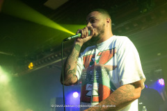 AJ Tracey on stage at Esquires in Bedford on Thursday, May 8, 2025. Photo by David Jackson.