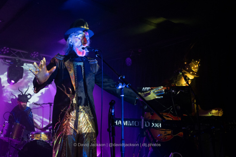 The Crazy World Of Arthur Brown on stage at The Black Prince in Northampton on Friday, April 12. Photo by David Jackson.