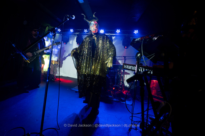 The Crazy World Of Arthur Brown on stage at The Black Prince in Northampton on Friday, April 12. Photo by David Jackson.