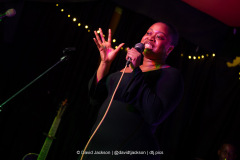 Shanée Hercules on stage at The Lab in Northampton on Friday, May 2, 2025. Photo by David Jackson.