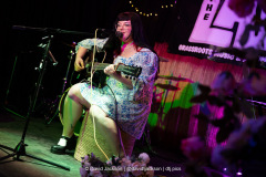 Holly Phoebe on stage at The Lab in Northampton on Friday, May 2, 2025. Photo by David Jackson