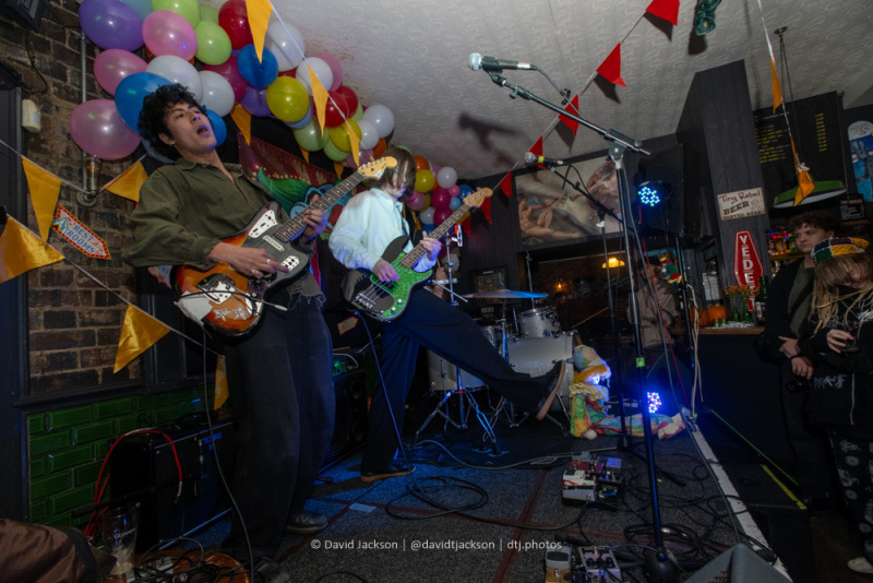 Thistle on stage at The Black Prince in Northampton on Friday, November 10. Photo by David Jackson.