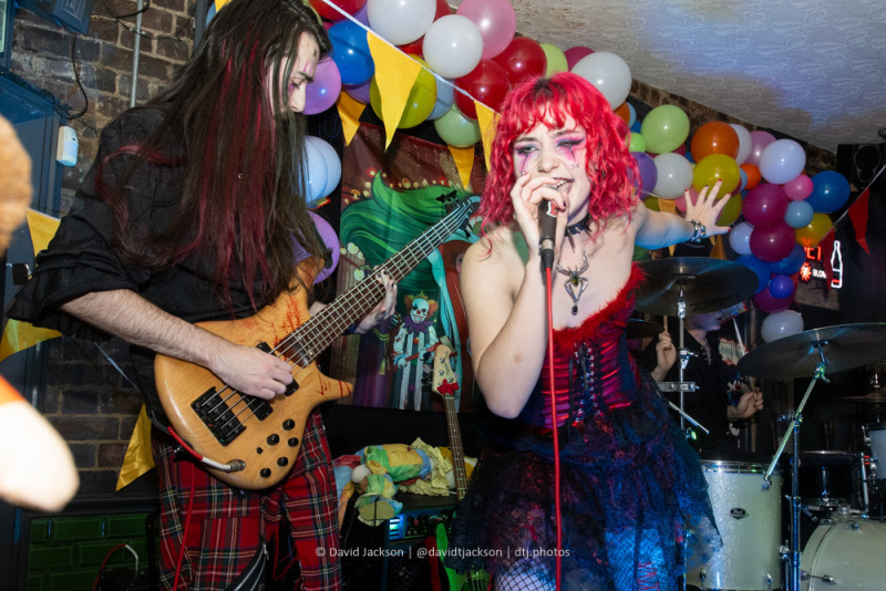 Bex on stage at The Black Prince in Northampton on Friday, November 10. Photo by David Jackson.