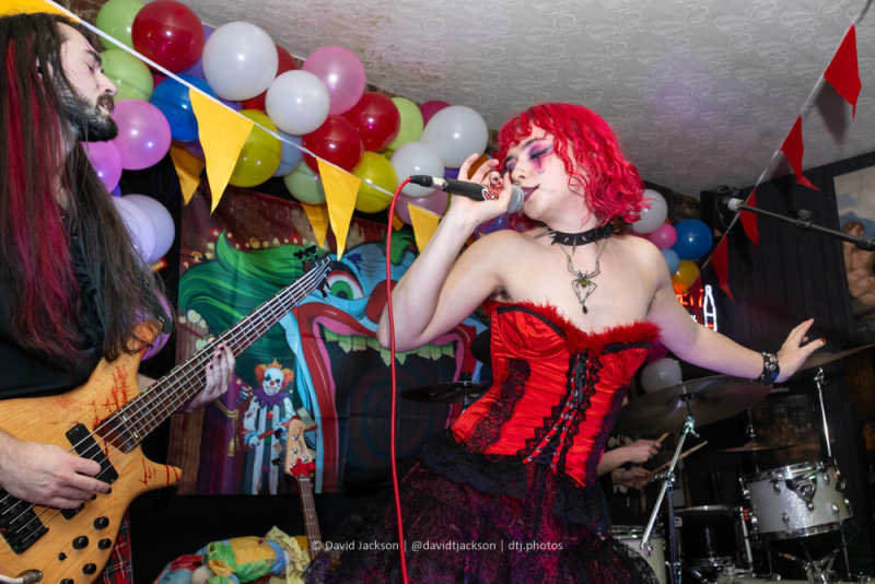 Bex on stage at The Black Prince in Northampton on Friday, November 10. Photo by David Jackson.