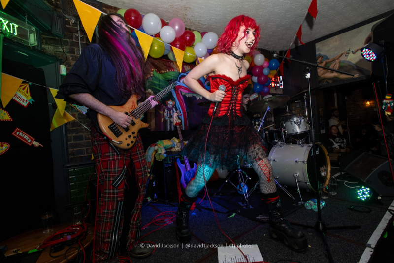Bex on stage at The Black Prince in Northampton on Friday, November 10. Photo by David Jackson.