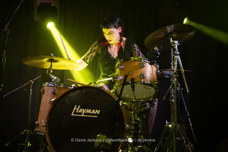 The Black Doldrums on stage at The Black Prince in Northampton on Friday, November 22. Photo by David Jackson.