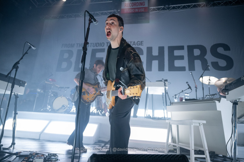 Bleachers on stage at the O2 Institute in Birmingham on Saturday, March 23, 2024. Photo by David Jackson.