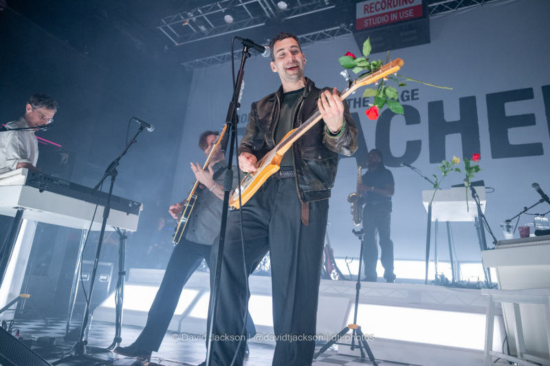 Bleachers on stage at the O2 Institute in Birmingham on Saturday, March 23, 2024. Photo by David Jackson.