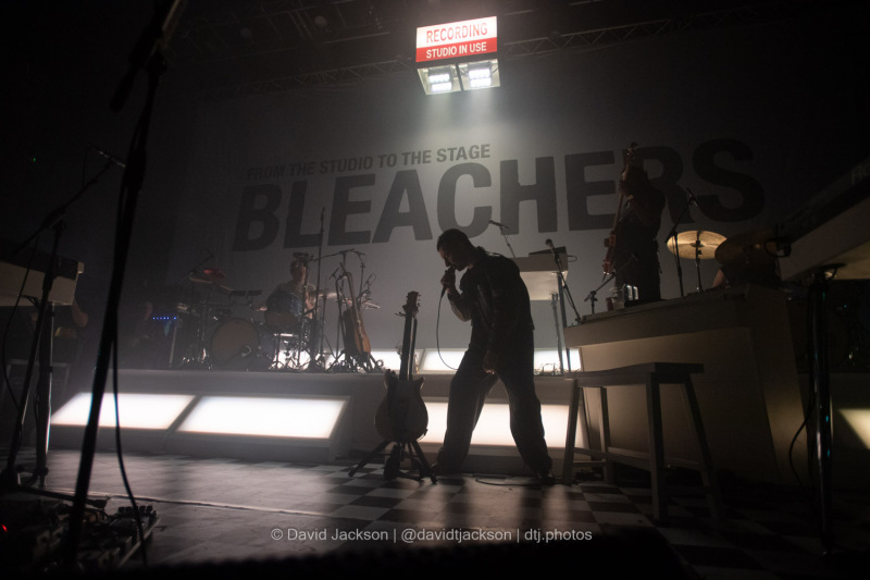 Bleachers on stage at the O2 Institute in Birmingham on Saturday, March 23, 2024. Photo by David Jackson.