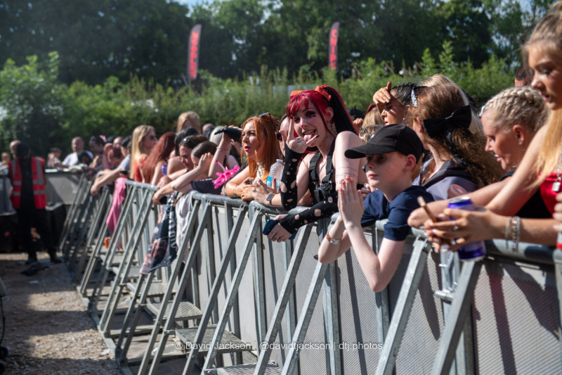Fans at Bludfest at The National Bowl, Milton Keynes on Sunday, August 12, 2024. Photo by David Jackson