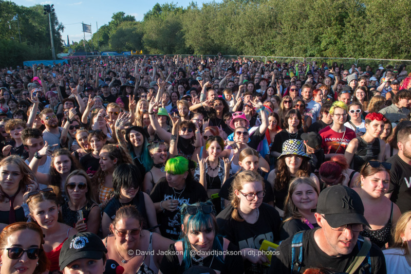 Fans at Bludfest at The National Bowl, Milton Keynes on Sunday, August 12, 2024. Photo by David Jackson