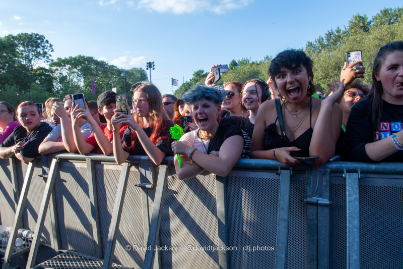 Fans at Bludfest at The National Bowl, Milton Keynes on Sunday, August 12, 2024. Photo by David Jackson