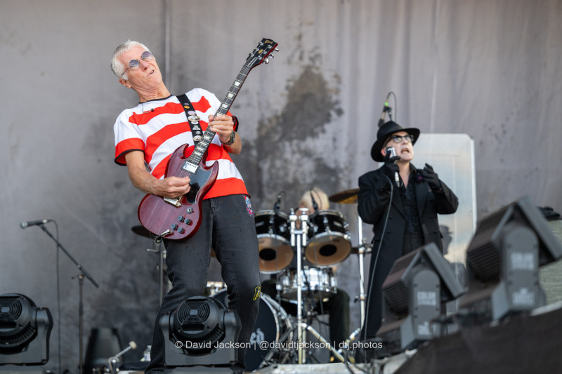 The Damned on stage at Bludfest at The National Bowl, Milton Keynes on Sunday, August 12, 2024. Photo by David Jackson