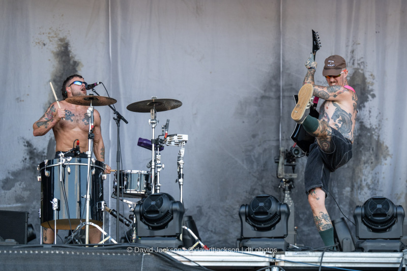 Sof Play on stage at Bludfest at The National Bowl, Milton Keynes on Sunday, August 12, 2024. Photo by David Jackson
