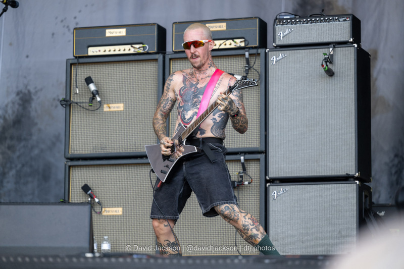 Sof Play on stage at Bludfest at The National Bowl, Milton Keynes on Sunday, August 12, 2024. Photo by David Jackson