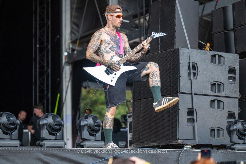 Sof Play on stage at Bludfest at The National Bowl, Milton Keynes on Sunday, August 12, 2024. Photo by David Jackson