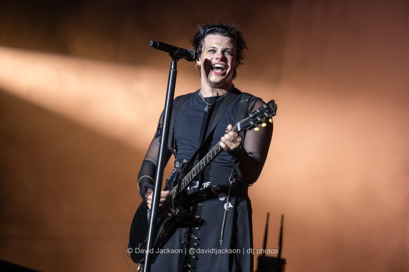 Yungblud on stage at Bludfest at The National Bowl, Milton Keynes on Sunday, August 12, 2024. Photo by David Jackson