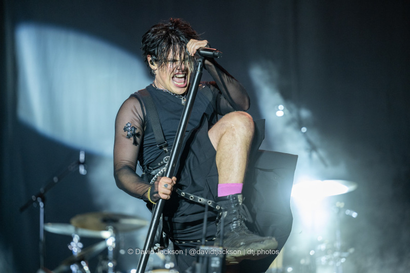 Yungblud on stage at Bludfest at The National Bowl, Milton Keynes on Sunday, August 12, 2024. Photo by David Jackson