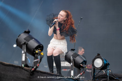 Elín Hall on stage at The National Bowl in Milton Keynes on Saturday, June 21, 2025. Photo by David Jackson.