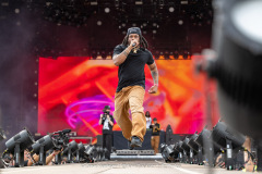 Denzel Curry on stage at The National Bowl in Milton Keynes on Saturday, June 21, 2025. Photo by David Jackson.