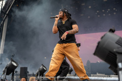 Denzel Curry on stage at The National Bowl in Milton Keynes on Saturday, June 21, 2025. Photo by David Jackson.