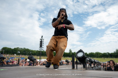 Denzel Curry on stage at The National Bowl in Milton Keynes on Saturday, June 21, 2025. Photo by David Jackson.