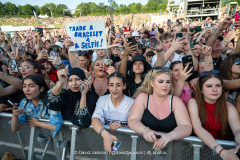 Fans watching acts perform at Bludfest at The National Bowl in Milton Keynes on Saturday, June 21, 2025. Photo by David Jackson.