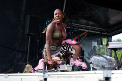Rachel Chinouriri on stage at The National Bowl in Milton Keynes on Saturday, June 21, 2025. Photo by David Jackson.