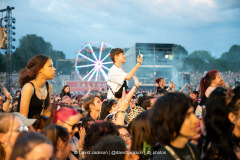 Fans watching acts perform at Bludfest at The National Bowl in Milton Keynes on Saturday, June 21, 2025. Photo by David Jackson.