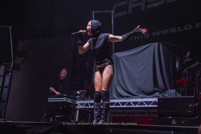 Cassyette on stage at the Utilita Arena in Birmingham on Friday, January 12, 2024. Photo by David Jackson.