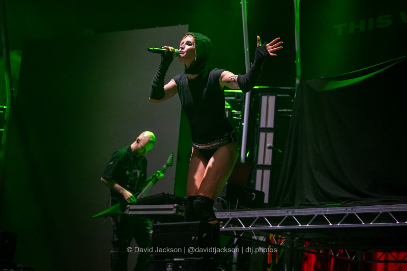 Cassyette on stage at the Utilita Arena in Birmingham on Friday, January 12, 2024. Photo by David Jackson.