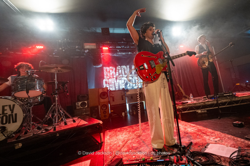 Bradley Simpson on stage at the O2 Institute 2 in Birmingham on Friday, November 8, 2024. Photo by David Jackson.