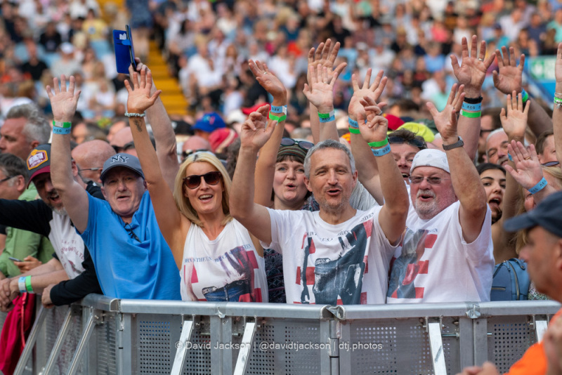 Fans inside Villa Park, Birmingham, on Friday, June 16, 2023. Photo by David Jackson.