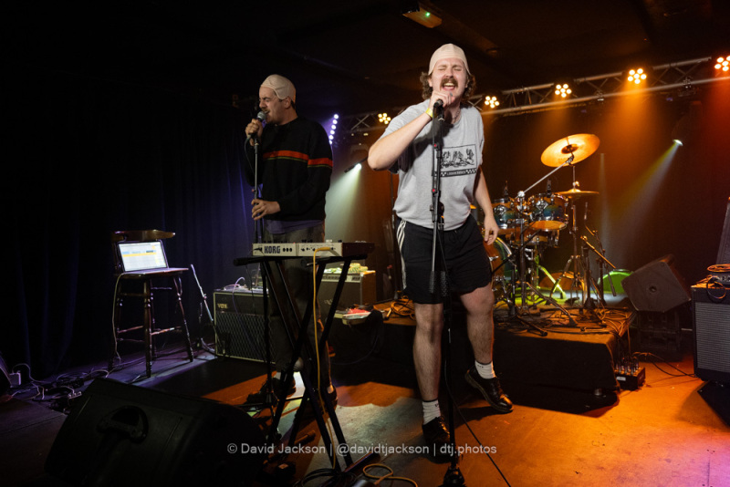 Getdown Services on stage at The Black Prince in Northampton on Saturday, October 28. Photo by David Jackson