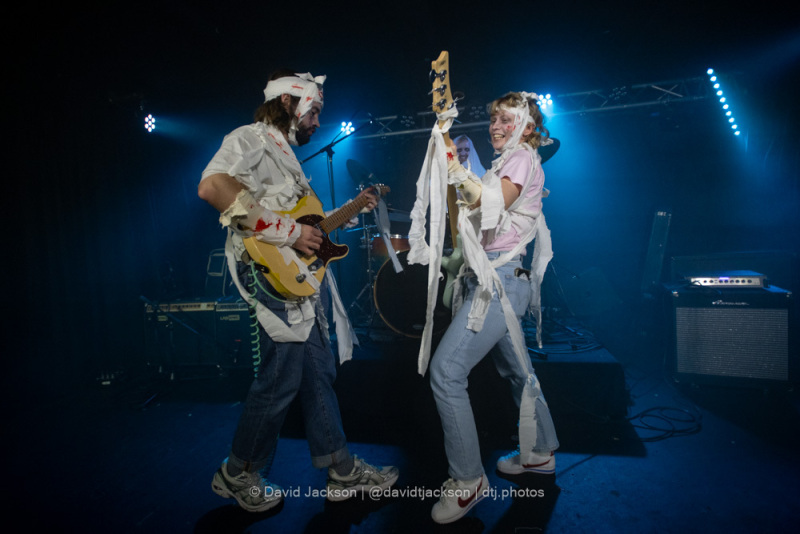 The Bug Club on stage at The Black Prince in Northampton on Saturday, October 28. Photo by David Jackson