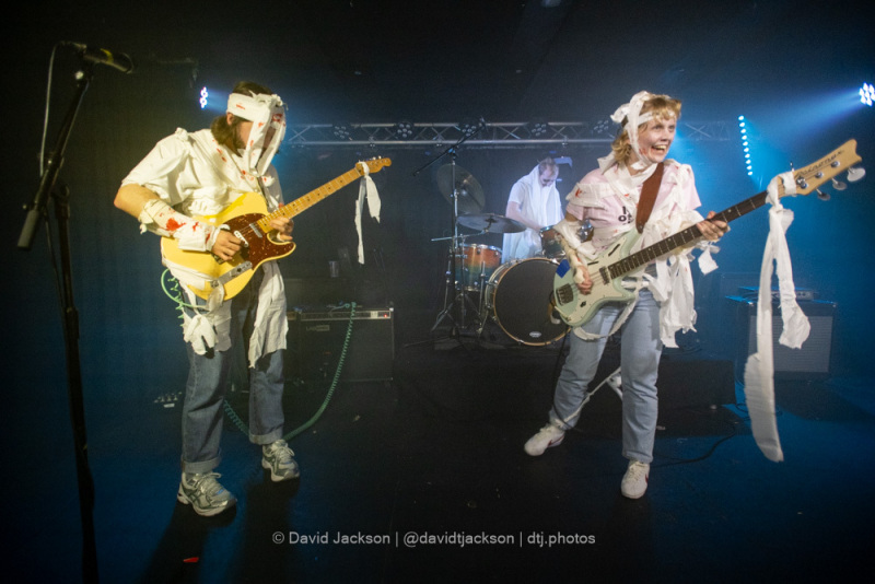 The Bug Club on stage at The Black Prince in Northampton on Saturday, October 28. Photo by David Jackson