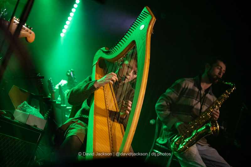 Quincey Brown on stage at The Black Prince in Northampton on Sunday, February 3, 2025. Photo by David Jackson.