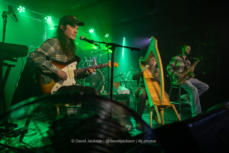 Quincey Brown on stage at The Black Prince in Northampton on Sunday, February 3, 2025. Photo by David Jackson.