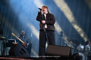 Lewis Capaldi on stage at the Utilita Arena in Birmingham on Tuesday, September 23, 2025. Photo by David Jackson.