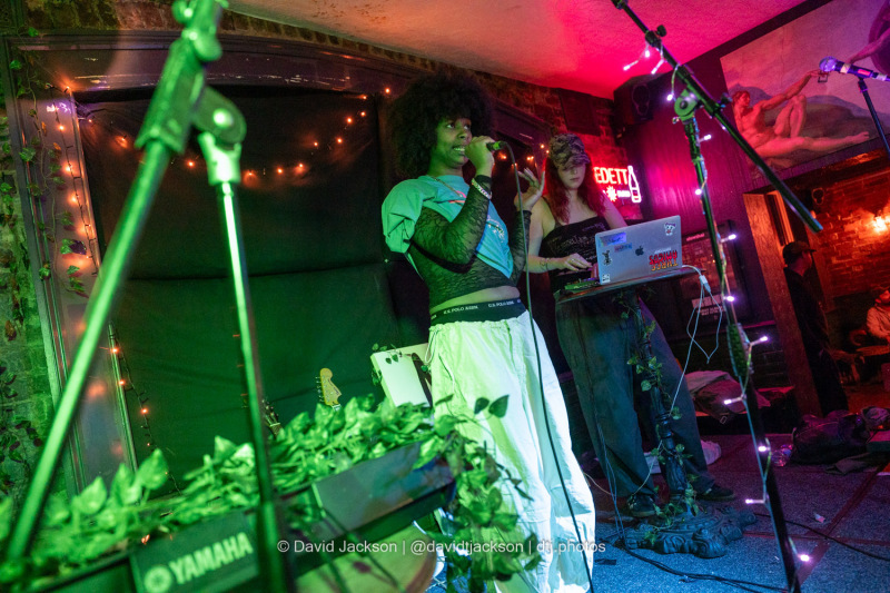 2Miliion on stage at The Garibaldi in Northampton on Friday, August 24, 2024. Photo by David Jackson.