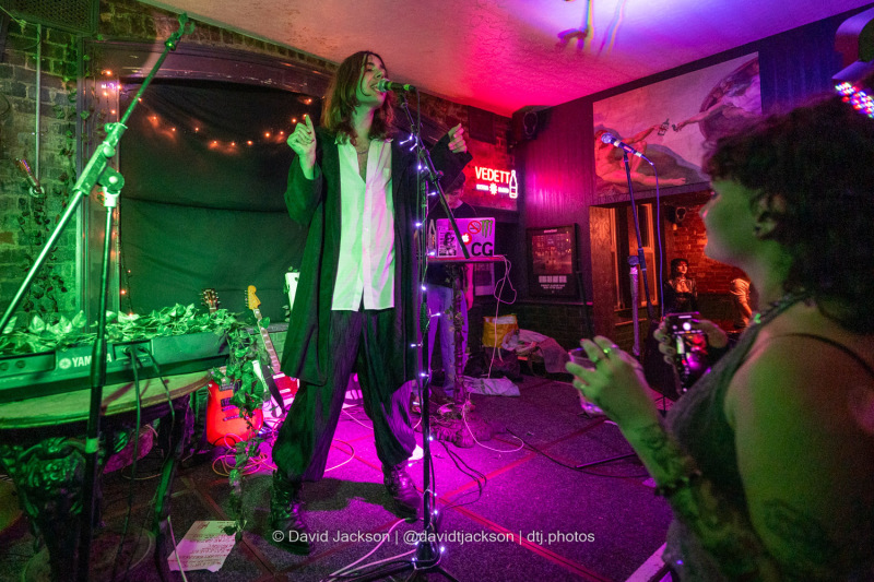 Cat Garden on stage at The Garibaldi in Northampton on Saturday, August 24, 2024. Photo by David Jackson.