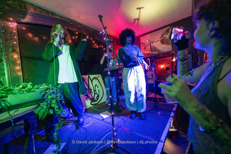 Cat Garden on stage at The Garibaldi in Northampton on Saturday, August 24, 2024. Photo by David Jackson.
