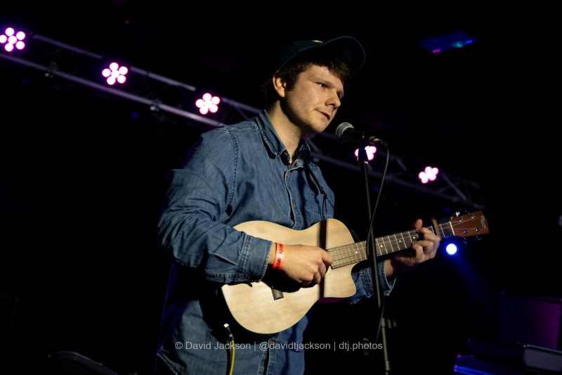 Alex Gardner on stage at The Black Prince in Northampton on Friday, March 22, 2024. Photo by David Jackson