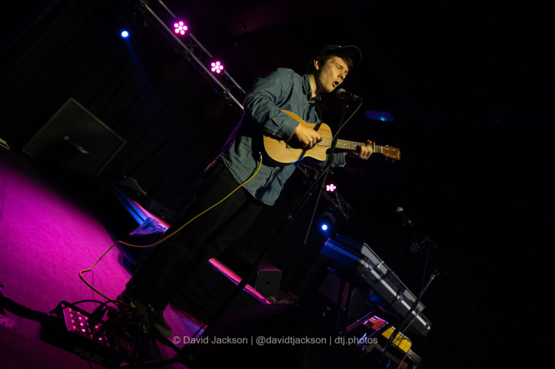 Alex Gardner on stage at The Black Prince in Northampton on Friday, March 22, 2024. Photo by David Jackson