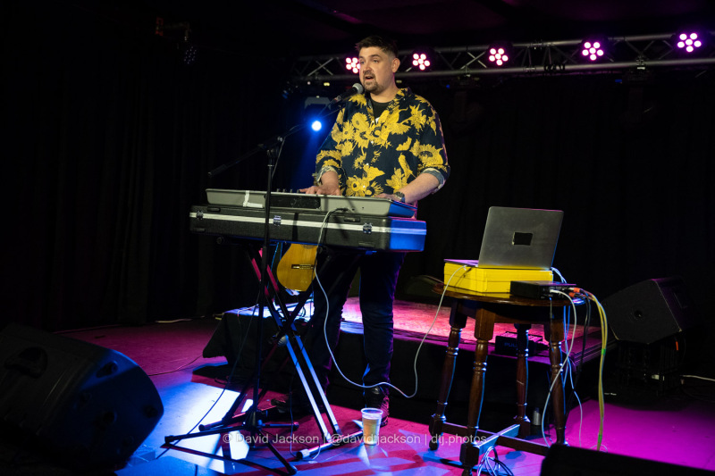 C Duncan on stage at The Black Prince in Northampton on Friday, March 22, 2024. Photo by David Jackson