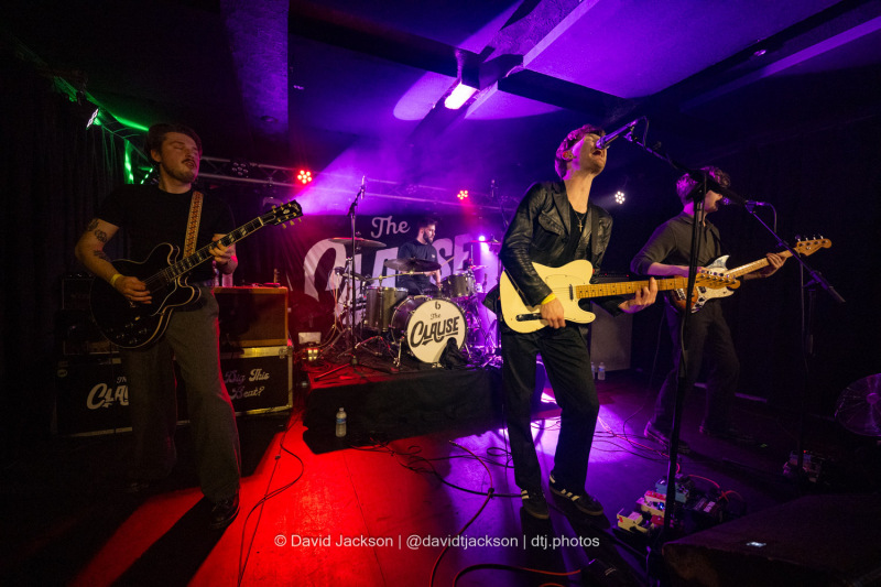 The Clause on stage at The Black Prince in Northampton Wednesday, January, 29. Photo by David Jackson.