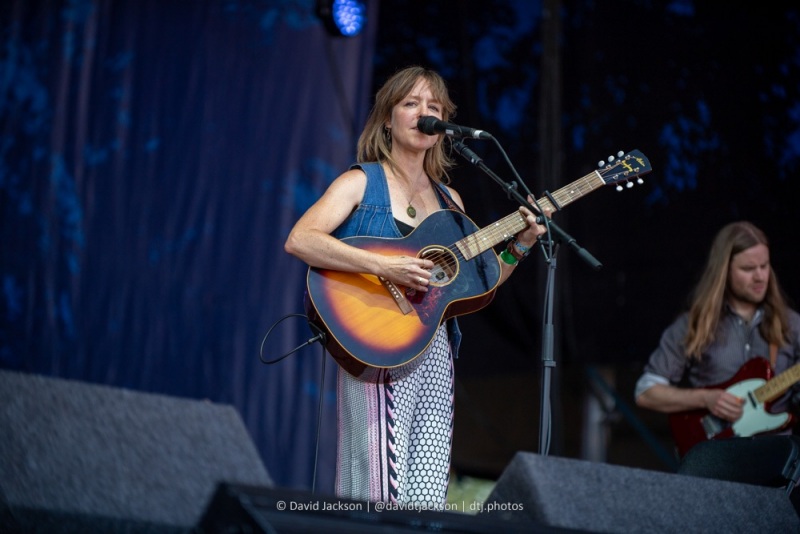 Emily Barker and band performing at Cropredy Convention, Friday, August 12, 2022. Photo by David Jackson.