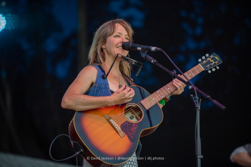 Emily Barker and band performing at Cropredy Convention, Friday, August 12, 2022. Photo by David Jackson.