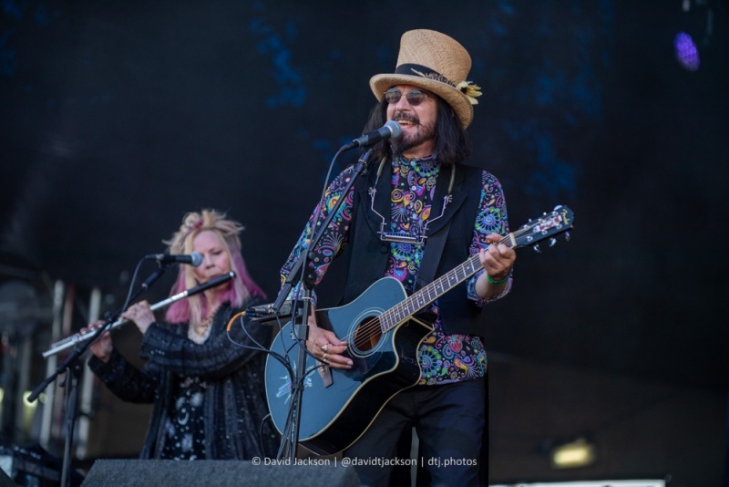 The Slambovian Circus Of Dreams performing at Cropredy Convention, Friday, August 12, 2022. Photo by David Jackson.